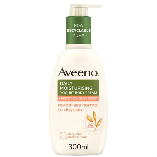 Aveeno DM Body Cream ApricotHoney Scent 300Ml